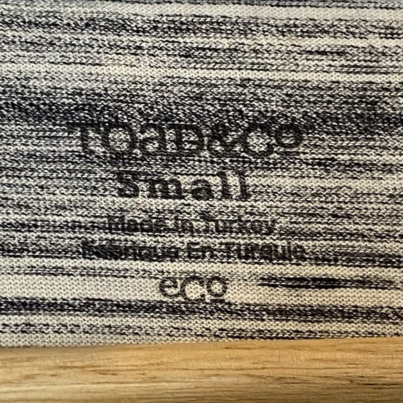 Toad&Co Imogene Faux Wrap Dress Womens S Gray Organic‎ Comfort Office Minimalist - Picture 4 of 7